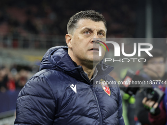 Vladan Milojevic participates in the Champions League 2024-2025 match between Milan and Stella Rossa Belgrado in Milano, Italy, on December...