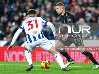 #27, Milan van Ewijk of Coventry is in action during the Sky Bet Championship match between West Bromwich Albion and Coventry City at The Ha...