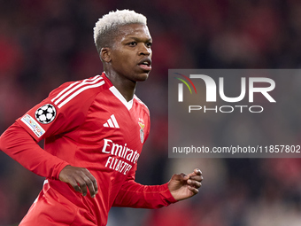 Florentino of SL Benfica looks on during the UEFA Champions League match between SL Benfica and Bologna FC 1909 at Estadio Da Luz in Lisbon,...