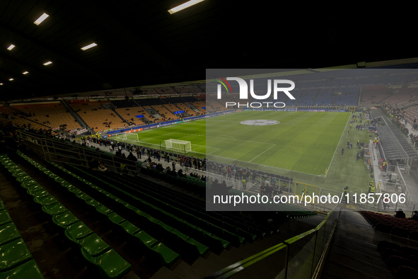 ...in action during the UEFA Champions League 2024/25 match between AC Milan and FK Crvena Zvezda in Milano, Italy, on December 11, 2024, at...