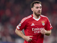 Orkun Kokcu of SL Benfica looks on during the UEFA Champions League match between SL Benfica and Bologna FC 1909 at Estadio Da Luz in Lisbon...