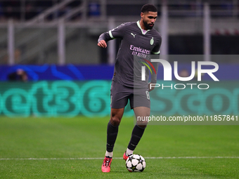 Ruben Loftus-Cheek of AC Milan is in action during the UEFA Champions League match between AC Milan and FK Crvena Zvezda at Giuseppe Meazza...