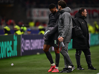 Ruben Loftus-Cheek of AC Milan injures himself during the UEFA Champions League match between AC Milan and FK Crvena Zvezda at Giuseppe Meaz...