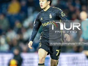 Tatsuhiro Sakamoto of Coventry races back during the Sky Bet Championship match between West Bromwich Albion and Coventry City at The Hawtho...