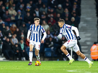 Tom Fellows of WBA is on the ball during the Sky Bet Championship match between West Bromwich Albion and Coventry City at The Hawthorns in W...