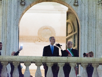 The King of Spain, Felipe VI, is welcomed by the mayor of Rome, Roberto Gualtieri, at the Capitoline Hill in Rome, Italy, on December 11, 20...