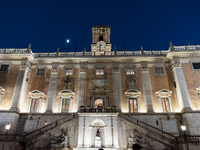 The King of Spain, Felipe VI, is welcomed by the mayor of Rome, Roberto Gualtieri, at the Capitoline Hill in Rome, Italy, on December 11, 20...