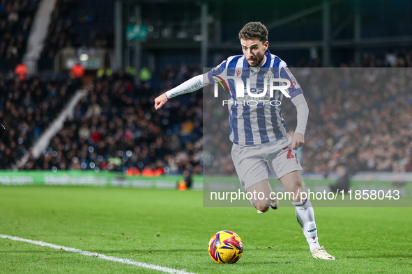 Mikey Johnston of WBA is in attacking action during the Sky Bet Championship match between West Bromwich Albion and Coventry City at The Haw...