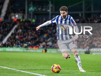 Mikey Johnston of WBA is in attacking action during the Sky Bet Championship match between West Bromwich Albion and Coventry City at The Haw...