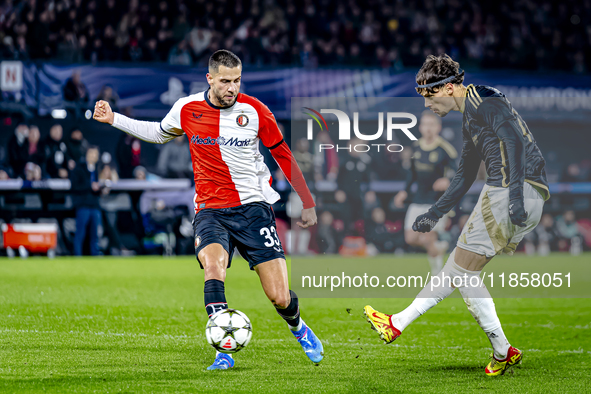 Sparta Praha midfielder Veljko Birmancevic scores the 4-2 during the match between Feyenoord and Sparta Praha at Stadium De Kuip for the Cha...