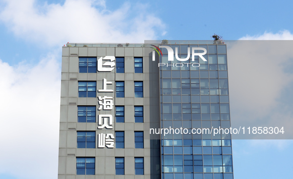 The office building of Shanghai Belling, a leader in China's semiconductor industry, is pictured in Shanghai, China, on December 8, 2024. 