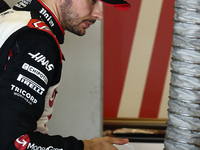 Esteban Ocon during the Formula 1 post-season testing at Yas Marina Cicuit in Abu Dhabi, United Arab Emirates on December 10, 2024. (