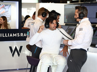 Carlos Sainz during the Formula 1 post-season testing at Yas Marina Cicuit in Abu Dhabi, United Arab Emirates on December 10, 2024. (