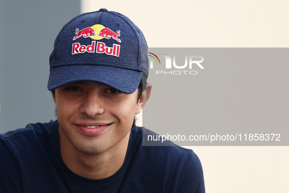 Josep Maria Marti during the Formula 1 post-season testing at Yas Marina Cicuit in Abu Dhabi, United Arab Emirates on December 10, 2024. 