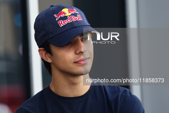 Josep Maria Marti during the Formula 1 post-season testing at Yas Marina Cicuit in Abu Dhabi, United Arab Emirates on December 10, 2024. 