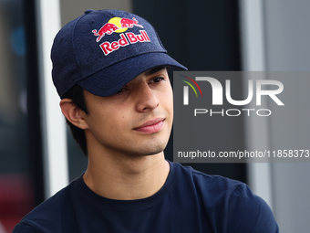 Josep Maria Marti during the Formula 1 post-season testing at Yas Marina Cicuit in Abu Dhabi, United Arab Emirates on December 10, 2024. (