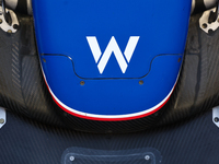 Williams logo during the Formula 1 post-season testing at Yas Marina Cicuit in Abu Dhabi, United Arab Emirates on December 10, 2024. (