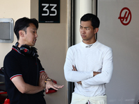 Charles Leclerc of Ferrari Ryo Hirakawa during the Formula 1 post-season testing at Yas Marina Cicuit in Abu Dhabi, United Arab Emirates on...