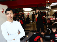 Charles Leclerc of Ferrari Ryo Hirakawa during the Formula 1 post-season testing at Yas Marina Cicuit in Abu Dhabi, United Arab Emirates on...