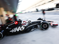 Esteban Ocon during the Formula 1 post-season testing at Yas Marina Cicuit in Abu Dhabi, United Arab Emirates on December 10, 2024. (