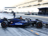 Carlos Sainz during the Formula 1 post-season testing at Yas Marina Cicuit in Abu Dhabi, United Arab Emirates on December 10, 2024. (