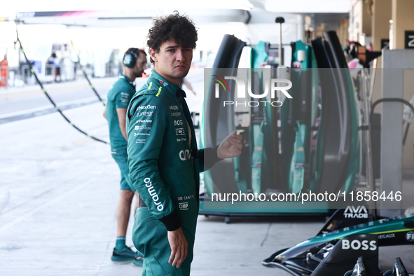 Jak Crawford during the Formula 1 post-season testing at Yas Marina Cicuit in Abu Dhabi, United Arab Emirates on December 10, 2024. 