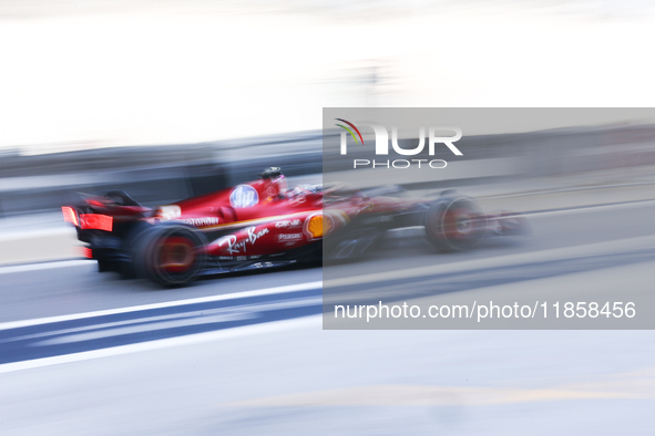 Arthur Leclerc during the Formula 1 post-season testing at Yas Marina Cicuit in Abu Dhabi, United Arab Emirates on December 10, 2024. 