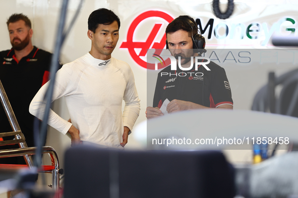 Charles Leclerc of Ferrari Ryo Hirakawa during the Formula 1 post-season testing at Yas Marina Cicuit in Abu Dhabi, United Arab Emirates on...