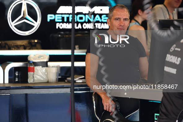 Marco Antonelli during the Formula 1 post-season testing at Yas Marina Cicuit in Abu Dhabi, United Arab Emirates on December 10, 2024. 