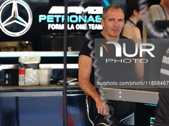 Marco Antonelli during the Formula 1 post-season testing at Yas Marina Cicuit in Abu Dhabi, United Arab Emirates on December 10, 2024. (