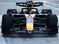 Yuki Tsunoda during the Formula 1 post-season testing at Yas Marina Cicuit in Abu Dhabi, United Arab Emirates on December 10, 2024. (