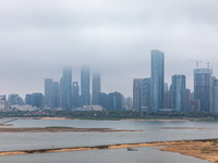 A view of urban real estate in Nanchang, Jiangxi province, China, on March 16, 2021. (