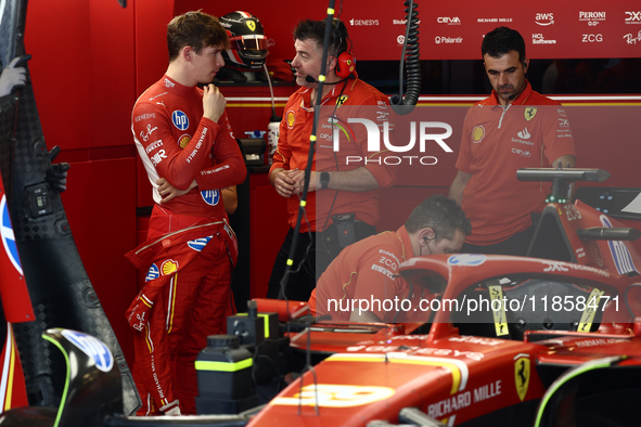 Arthur Leclerc during the Formula 1 post-season testing at Yas Marina Cicuit in Abu Dhabi, United Arab Emirates on December 10, 2024. 