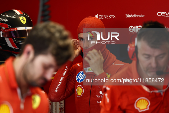 Arthur Leclerc during the Formula 1 post-season testing at Yas Marina Cicuit in Abu Dhabi, United Arab Emirates on December 10, 2024. 