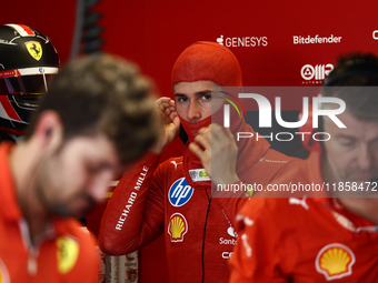 Arthur Leclerc during the Formula 1 post-season testing at Yas Marina Cicuit in Abu Dhabi, United Arab Emirates on December 10, 2024. (