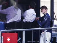 Luke Browning during the Formula 1 post-season testing at Yas Marina Cicuit in Abu Dhabi, United Arab Emirates on December 10, 2024. (