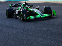 Gabriel Bortoleto during the Formula 1 post-season testing at Yas Marina Cicuit in Abu Dhabi, United Arab Emirates on December 10, 2024. (