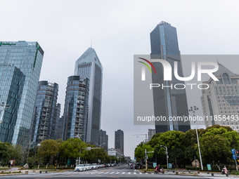 A view of urban real estate in Nanchang, Jiangxi province, China, on March 16, 2021. (