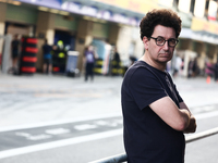 Mattia Binotto during the Formula 1 post-season testing at Yas Marina Cicuit in Abu Dhabi, United Arab Emirates on December 10, 2024. (