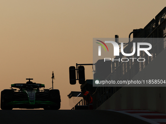 Charles Leclerc of Ferrari during the Formula 1 post-season testing at Yas Marina Cicuit in Abu Dhabi, United Arab Emirates on December 10,...