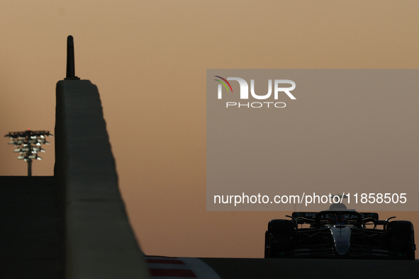 Andrea Kimi Antonelli during the Formula 1 post-season testing at Yas Marina Cicuit in Abu Dhabi, United Arab Emirates on December 10, 2024....