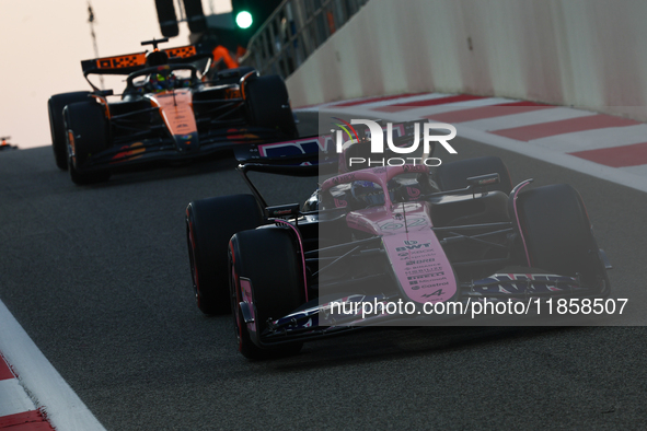 Paul Aron during the Formula 1 post-season testing at Yas Marina Cicuit in Abu Dhabi, United Arab Emirates on December 10, 2024. 