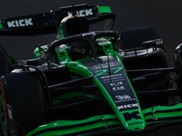 Nico Hulkenberg during the Formula 1 post-season testing at Yas Marina Cicuit in Abu Dhabi, United Arab Emirates on December 10, 2024. (