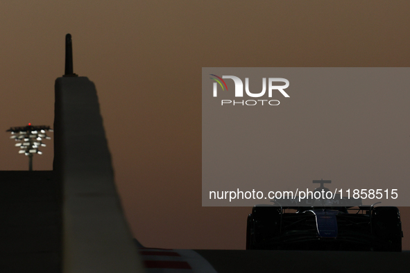 Carlos Sainz during the Formula 1 post-season testing at Yas Marina Cicuit in Abu Dhabi, United Arab Emirates on December 10, 2024. 