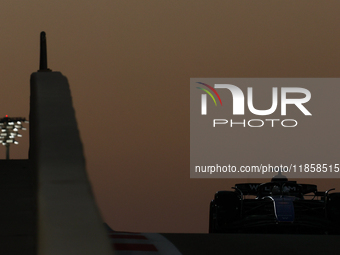 Carlos Sainz during the Formula 1 post-season testing at Yas Marina Cicuit in Abu Dhabi, United Arab Emirates on December 10, 2024. (