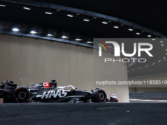 Esteban Ocon during the Formula 1 post-season testing at Yas Marina Cicuit in Abu Dhabi, United Arab Emirates on December 10, 2024. (