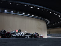 Esteban Ocon during the Formula 1 post-season testing at Yas Marina Cicuit in Abu Dhabi, United Arab Emirates on December 10, 2024. (