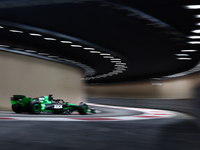 Nico Hulkenberg during the Formula 1 post-season testing at Yas Marina Cicuit in Abu Dhabi, United Arab Emirates on December 10, 2024. (