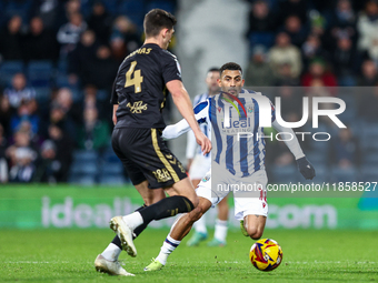 Karlan Grant of WBA is in action with the ball during the Sky Bet Championship match between West Bromwich Albion and Coventry City at The H...