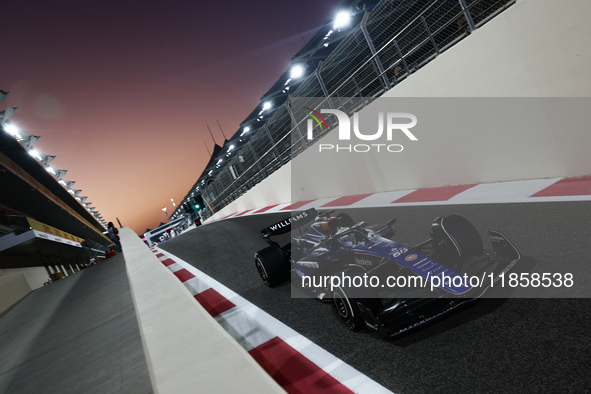 Carlos Sainz during the Formula 1 post-season testing at Yas Marina Cicuit in Abu Dhabi, United Arab Emirates on December 10, 2024. 